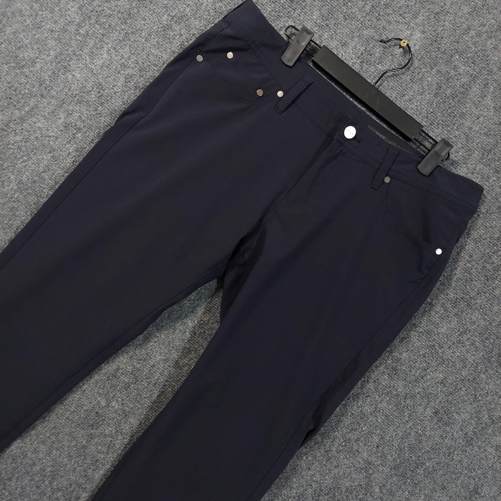 J. Hilburn Pants Mens 34x30 Navy 5-Pocket‎ Stretch Performance Tech Chino Flex
